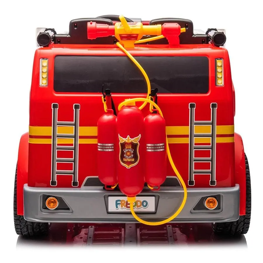 Freddo Toys 24V Freddo Fire Truck 2-Seater Ride on