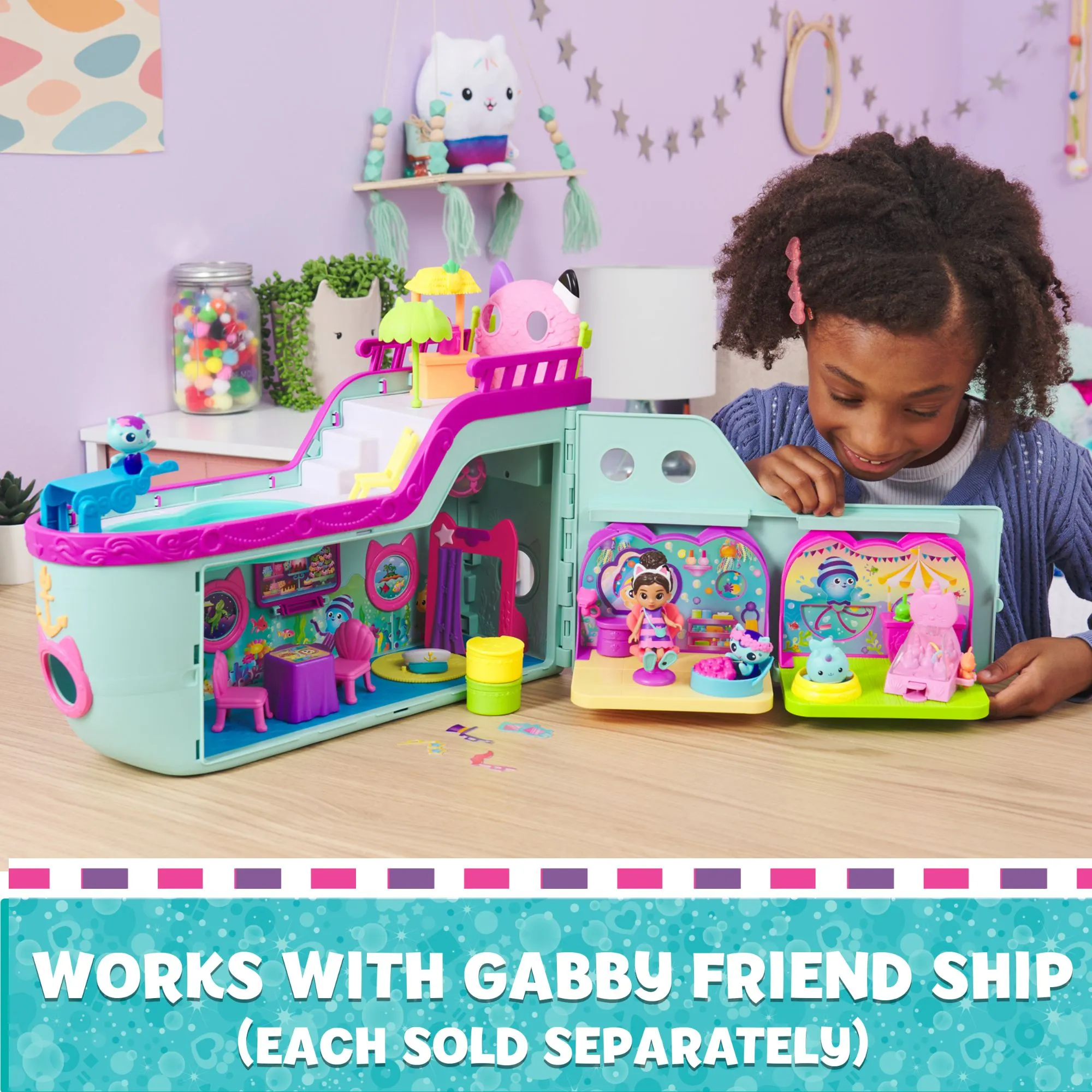 Gabby's Dollhouse Deluxe Room – Kitty Narwhal's Carnival Room