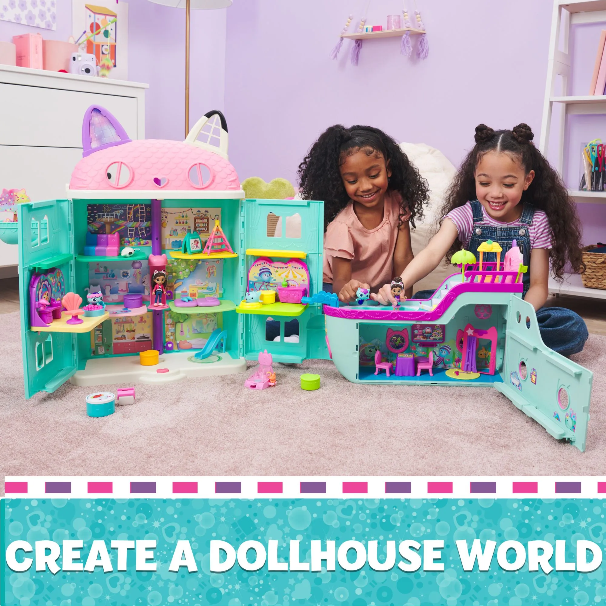 Gabby's Dollhouse Deluxe Room – Kitty Narwhal's Carnival Room