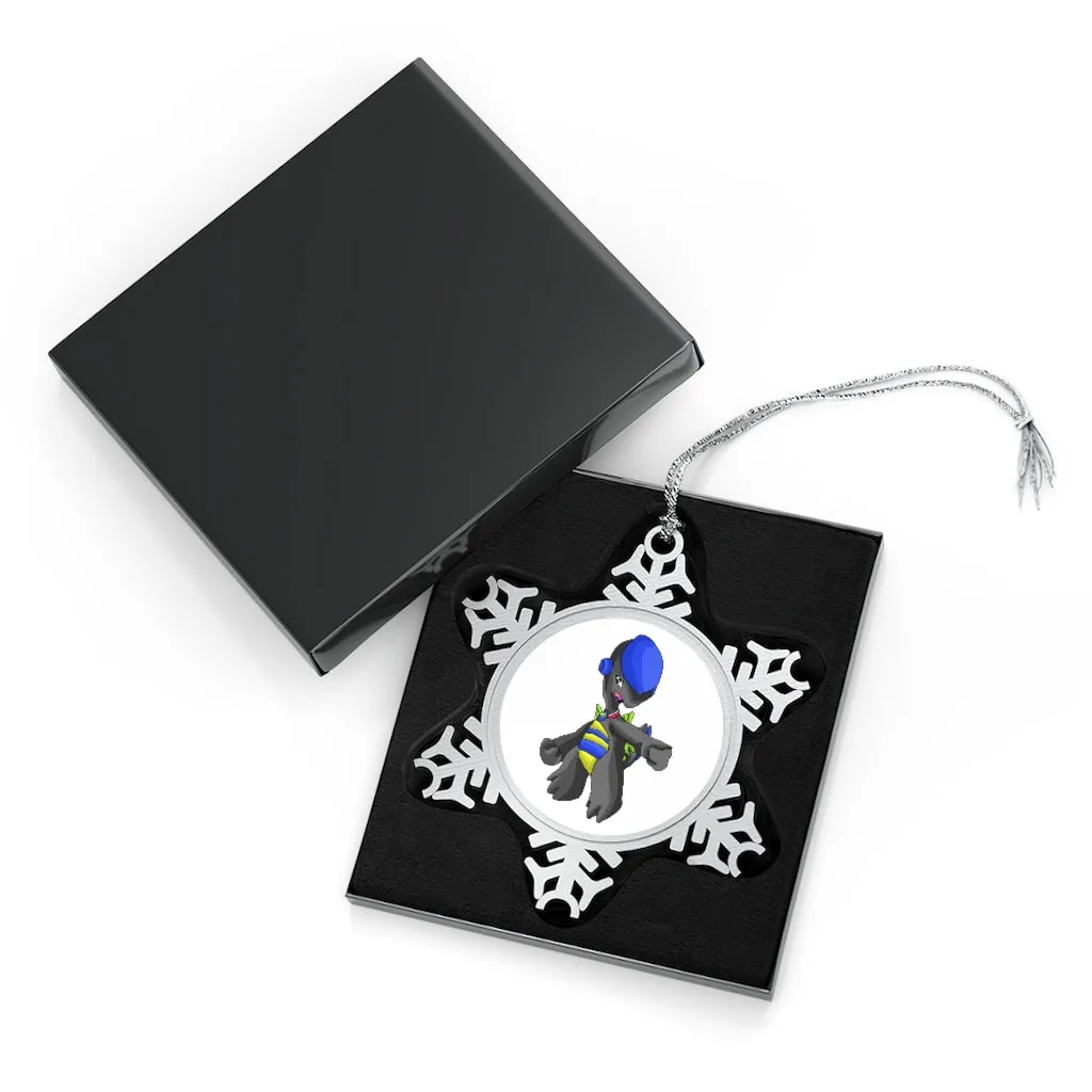 Glissgliss Pewter Snowflake Ornament