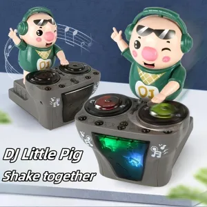 Interactive Dancing Pig Toy with Lights and Music for Parties