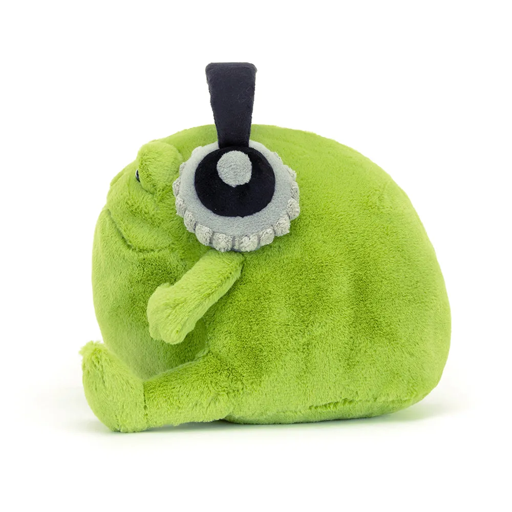 Jellycat Ricky Rain Frog Plush Headphones - Cuddly Soft