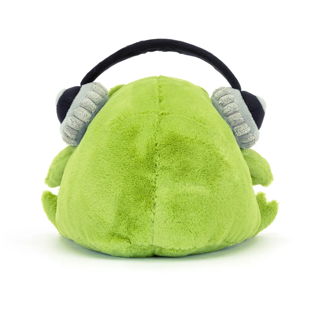 Jellycat Ricky Rain Frog Plush Headphones - Cuddly Soft