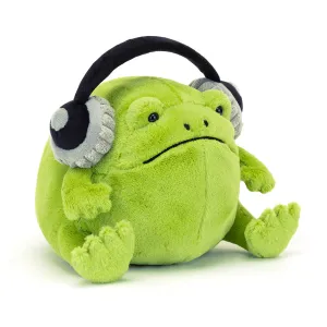 Jellycat Ricky Rain Frog Plush Headphones - Cuddly Soft