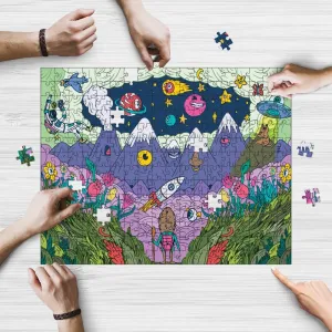 Jigsaw Puzzle Games for Adults and Kids | Fun Family time activity for Game nights | Wooden Jigsaw Puzzles | Bizarre landscape