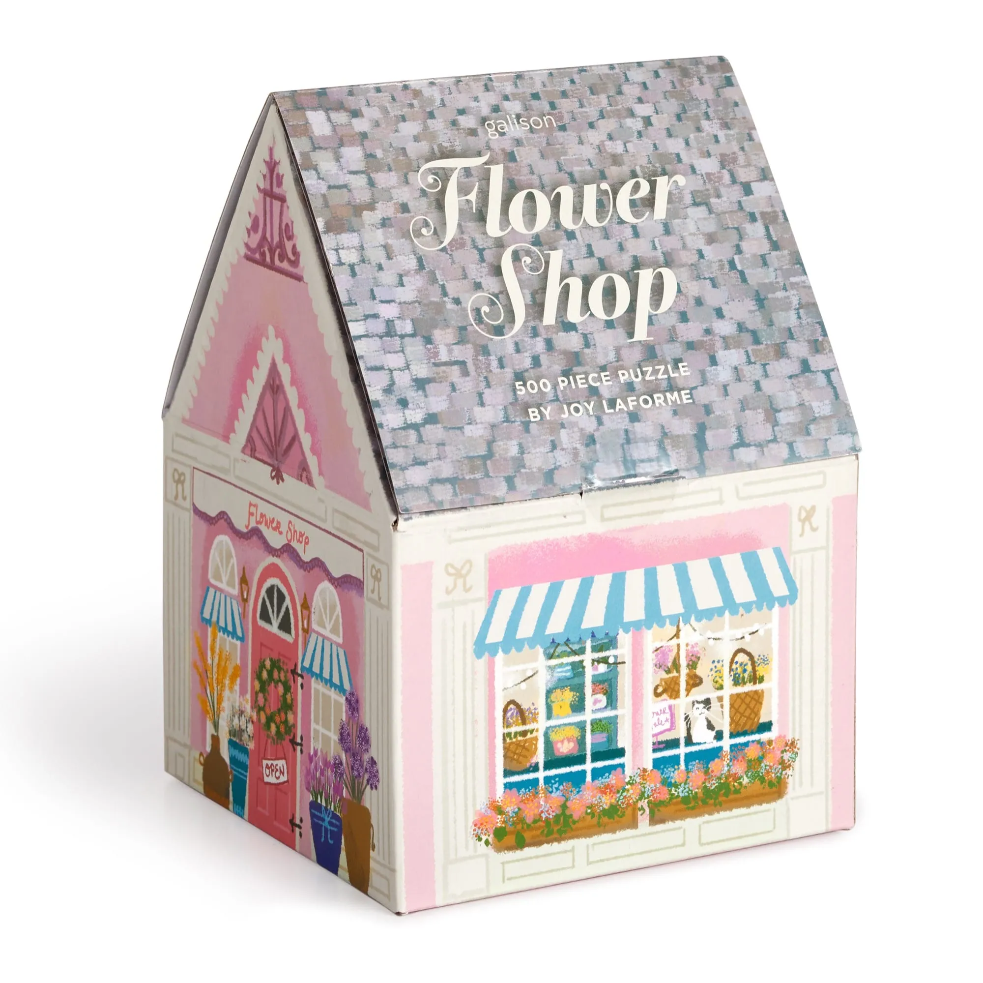 Joy Laforme Flower Shop 500 Piece House Puzzle