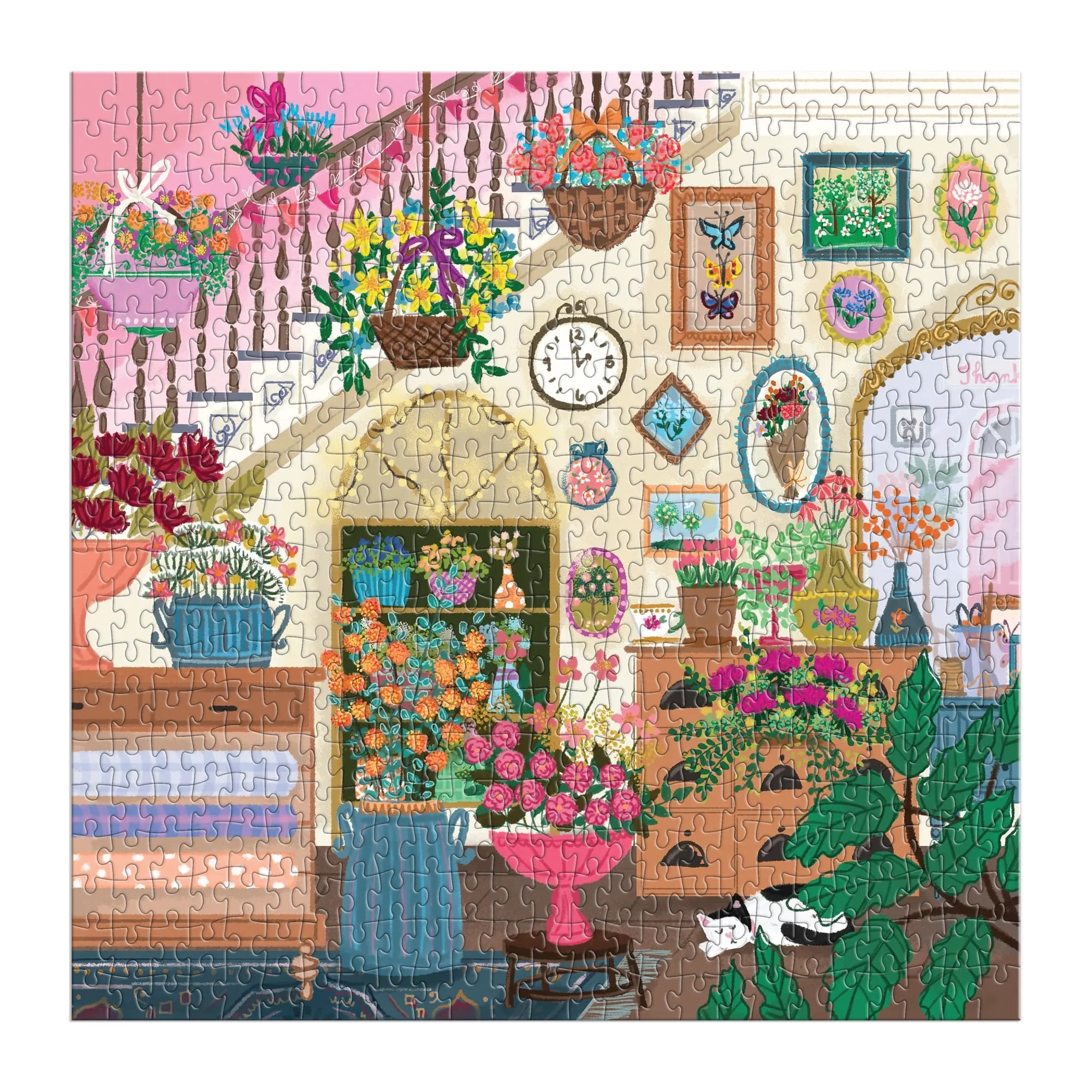 Joy Laforme Flower Shop 500 Piece House Puzzle