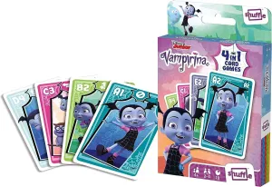 Junior Disney Vampirina 4-in-1 Card Games - Fun and Entertainment for Kids