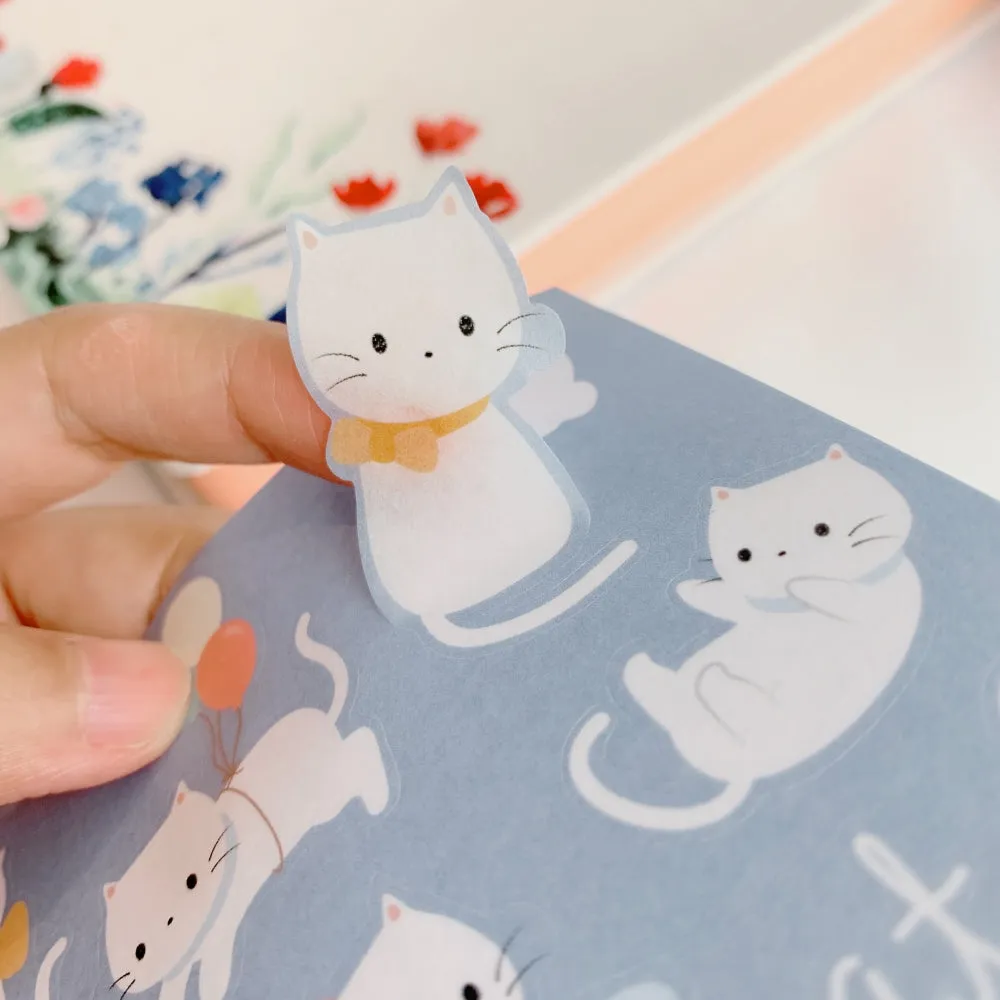 Kitties Planet Washi Paper Sticker Set by The Washi Tape Shop