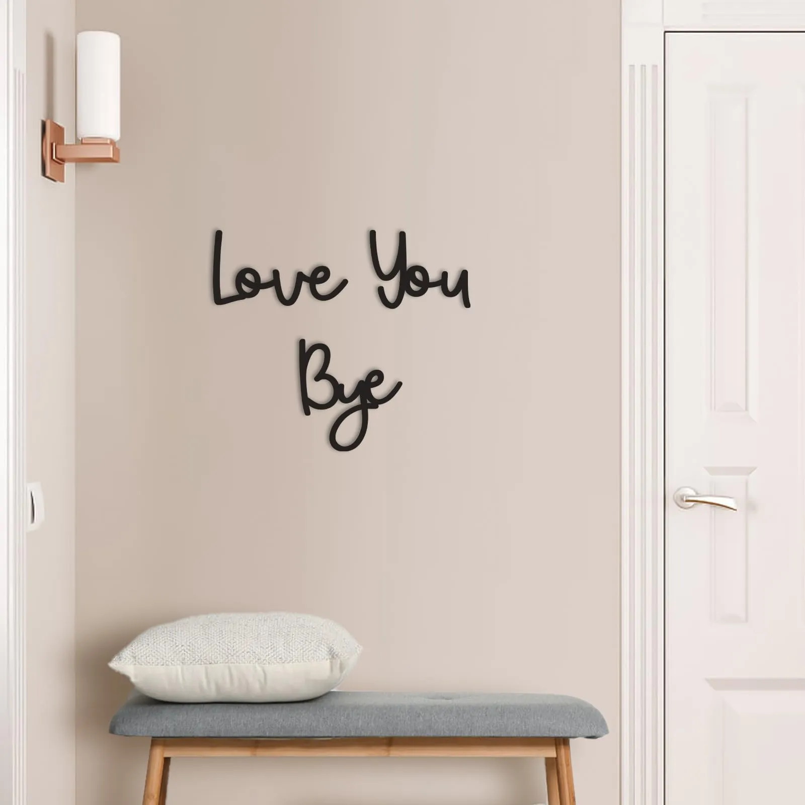 Love You Bye Wood Sign-Home Decor Boho Decor