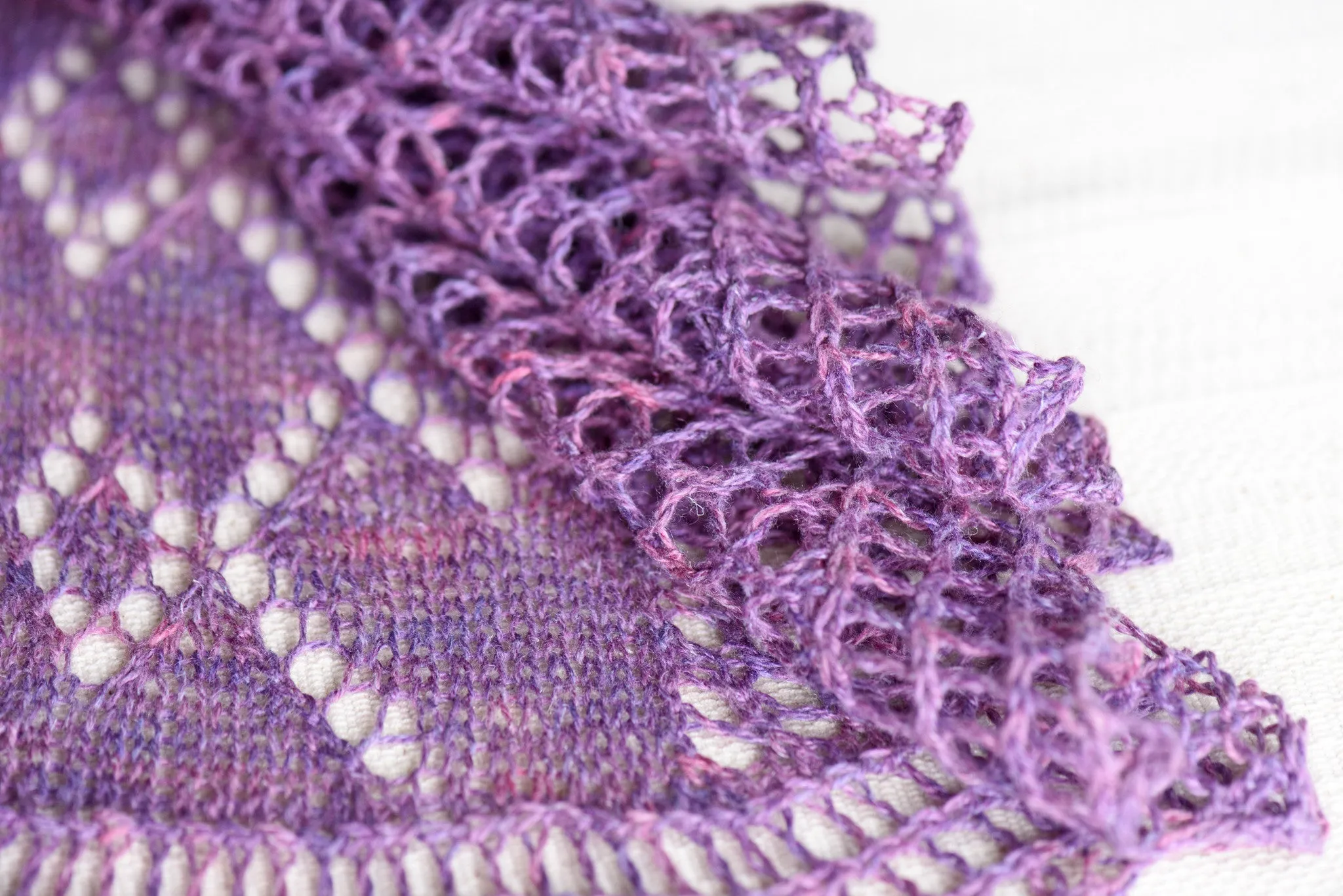 Meandering Pathway Shawl