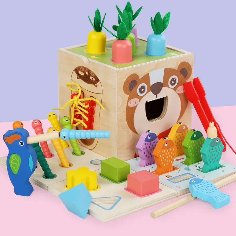 Montessori Multiactivity Learning Cube - Early Education Toy