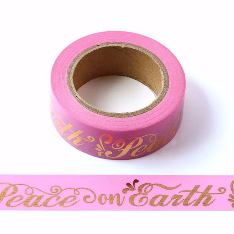 Peace on earth Washi Tape-bible washi-Joy-Craft Supplies-Scrapbooking-Christian symbol-card making- Erin Condren-Bujo Planner-Love My Tapes