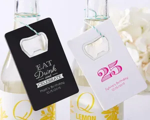 Personalized Birthday Bottle Opener