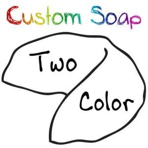 Personalized Swirl Color Fortune Cookie Soaps (30 to 500)