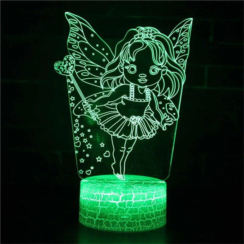 Religious Goddess Angel Jesus Saint 3D Night Light