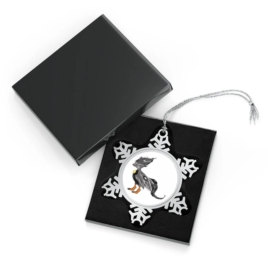 Rerann Pewter Snowflake Ornament