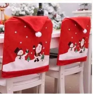 Snowman design chair cover