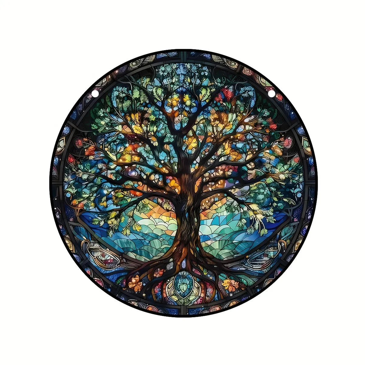 Stunning Tree Stained Window Hanging Perfect Gift for Women