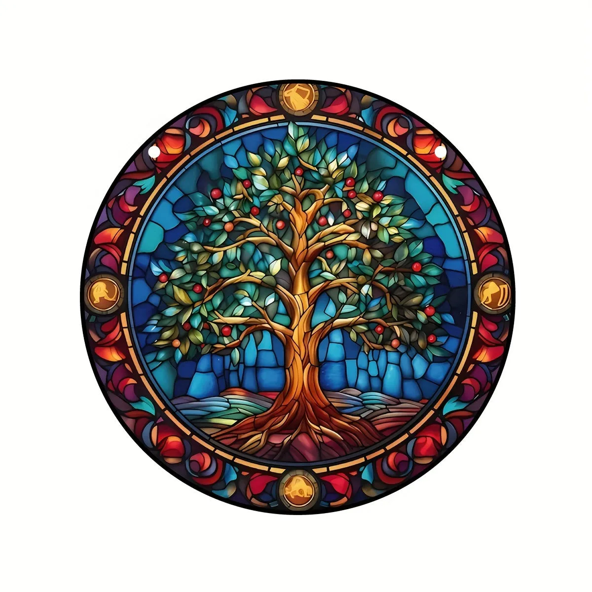 Stunning Tree Stained Window Hanging Perfect Gift for Women