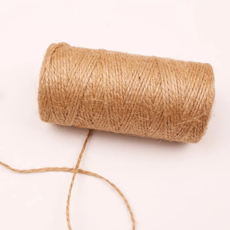 Versatile 100m Jute Twine for Gardening Crafts and Weddings