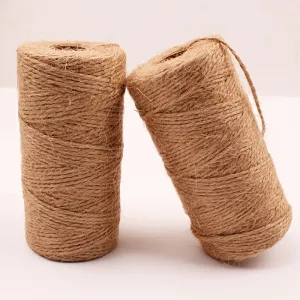 Versatile 100m Jute Twine for Gardening Crafts and Weddings