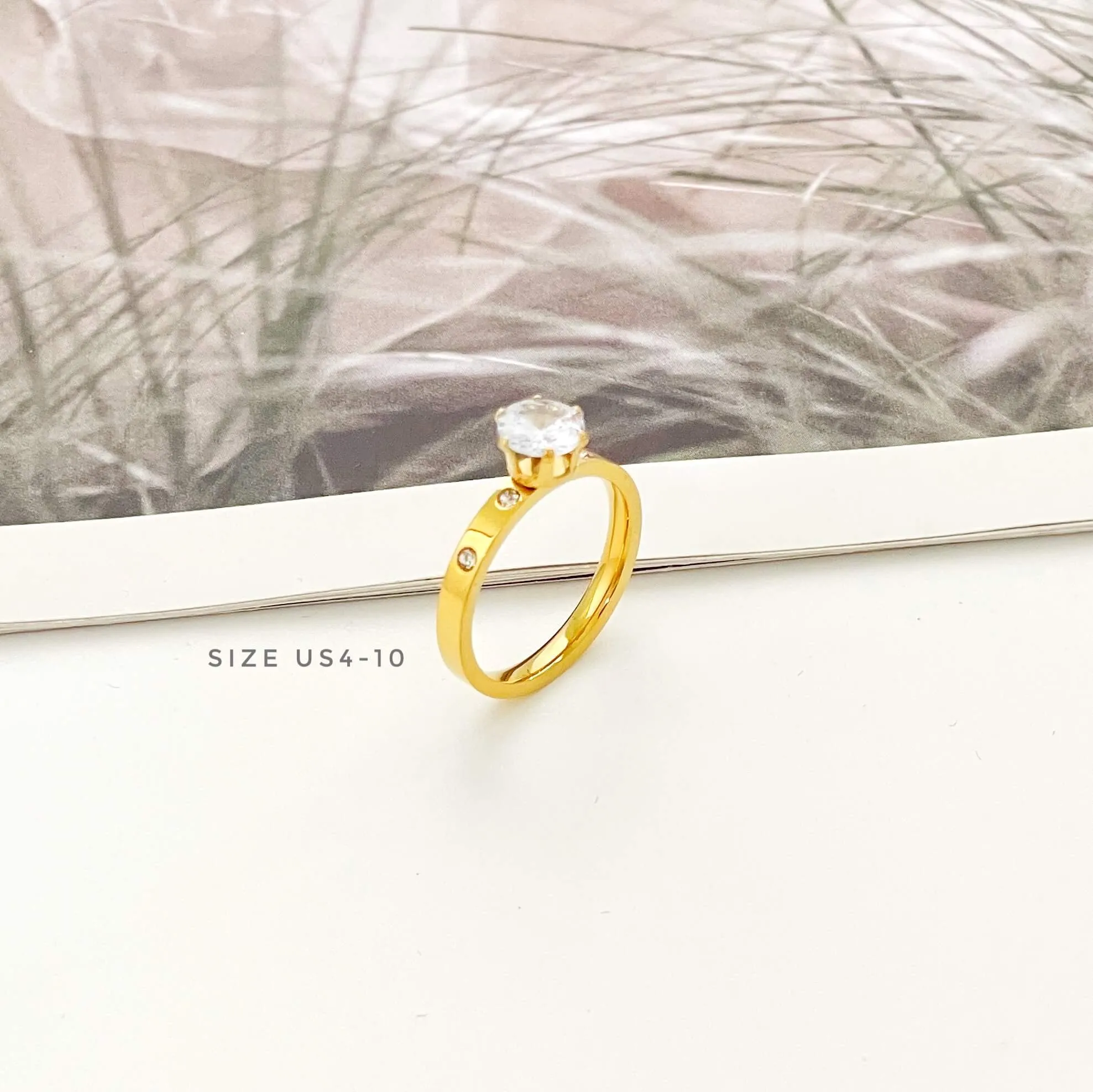 Zirconia Pave Band Ring