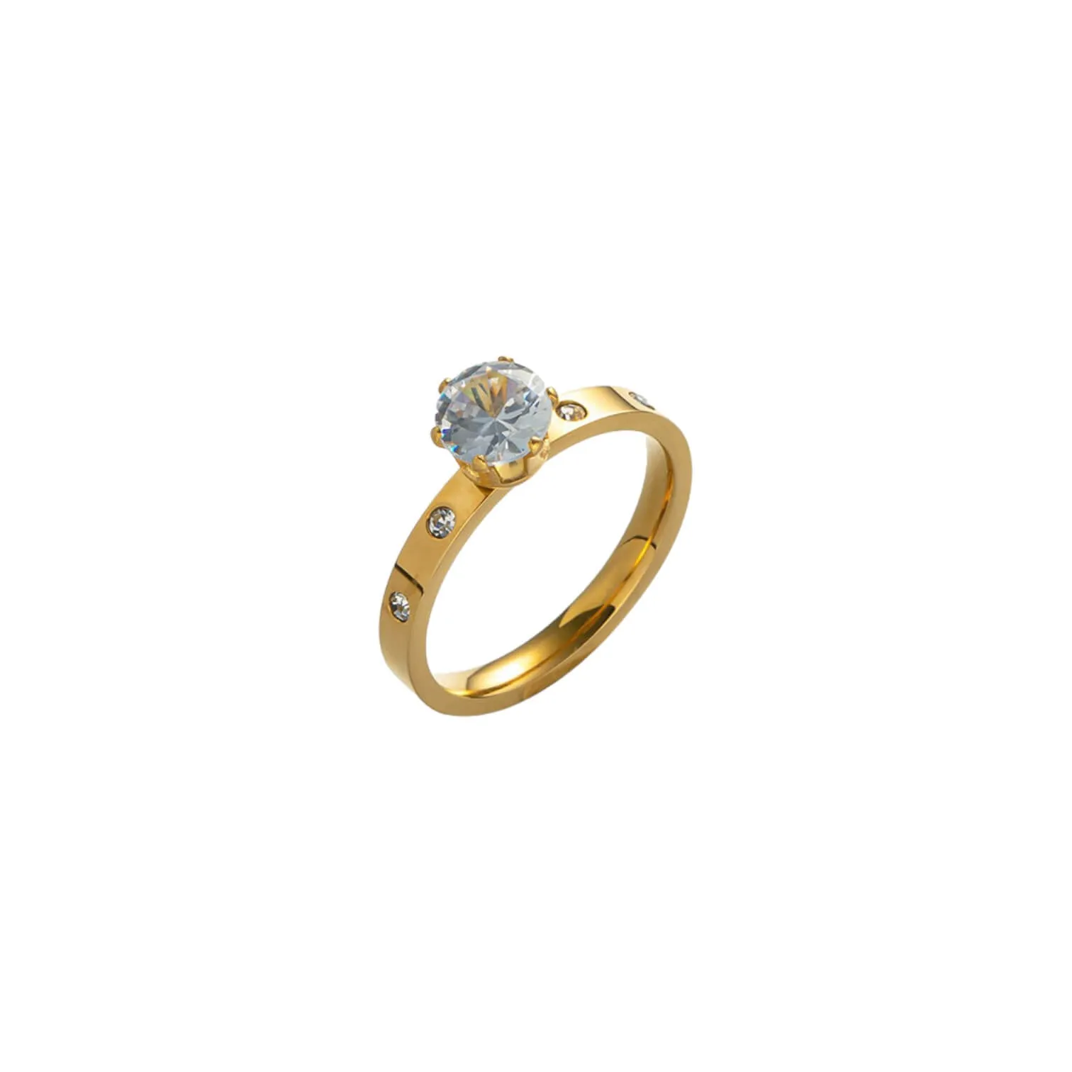 Zirconia Pave Band Ring